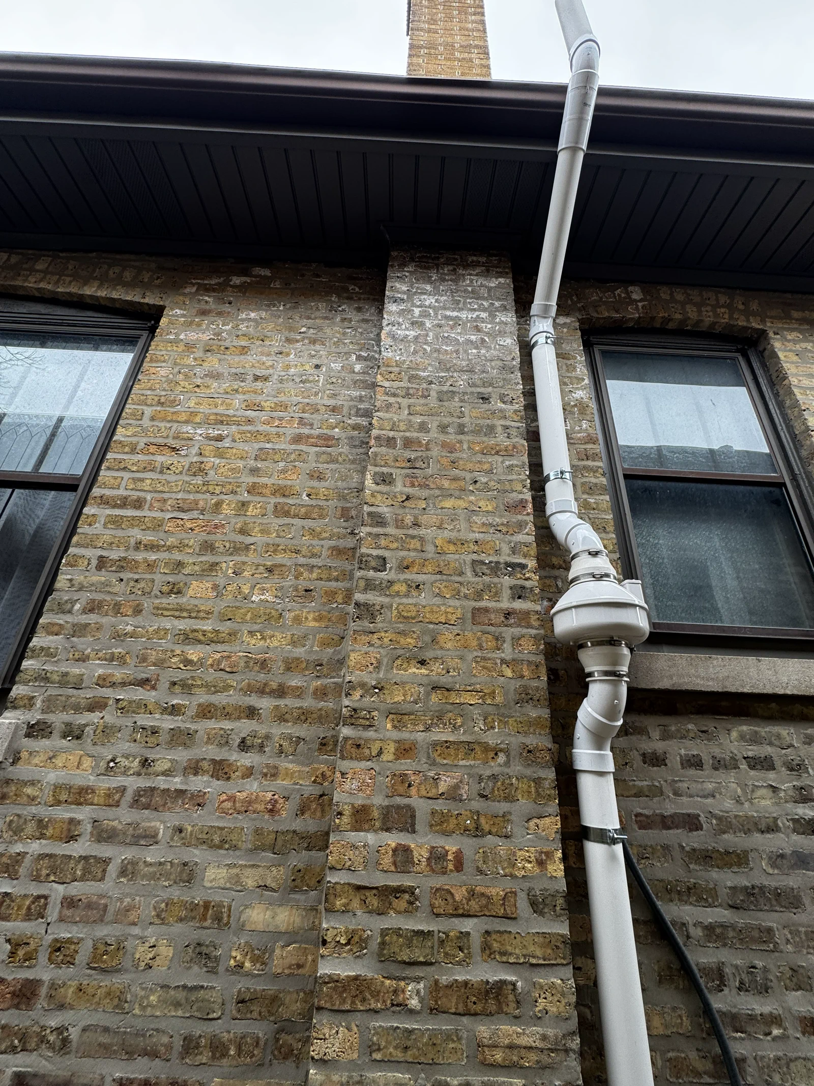 Chimney Chase Rebuild — before