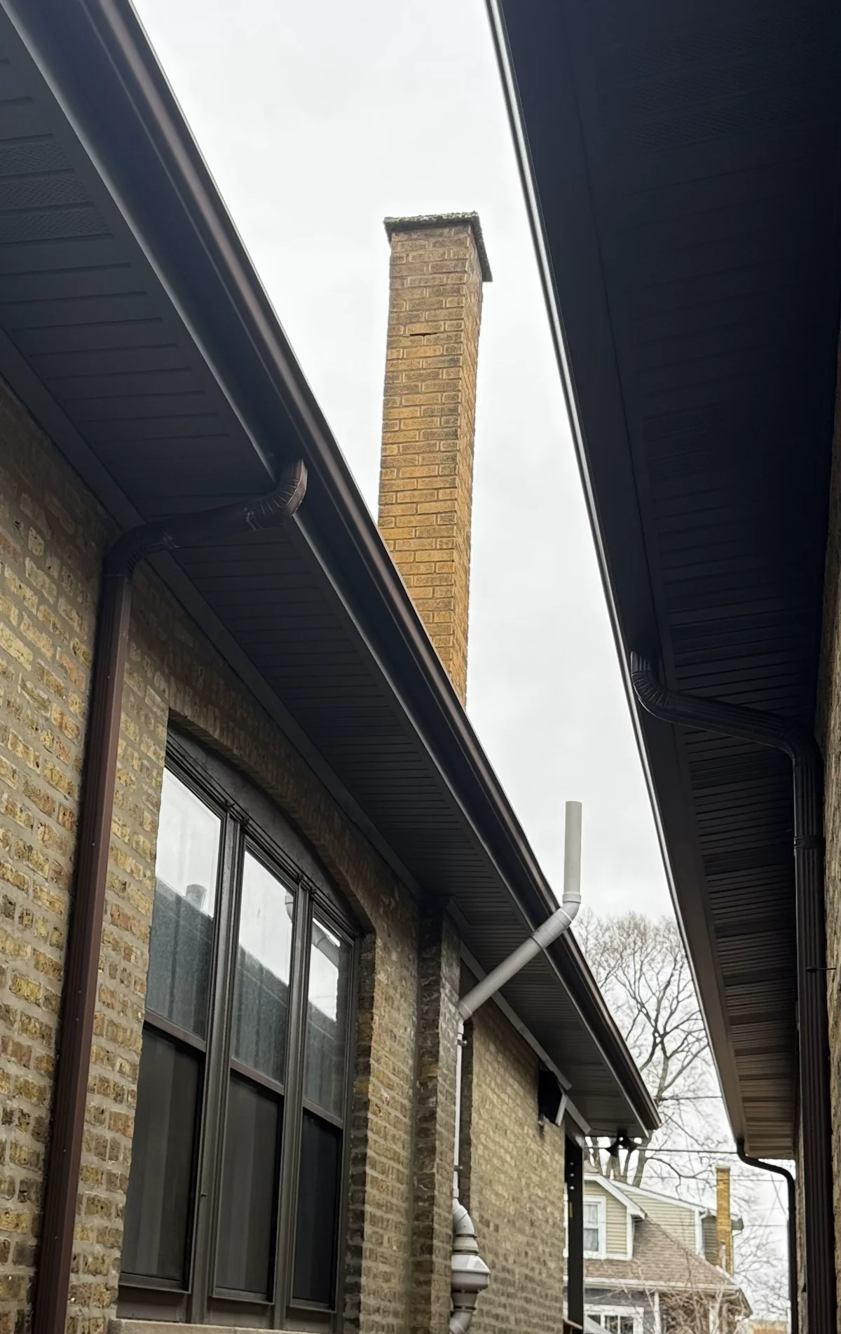 Chimney Rebuild — before