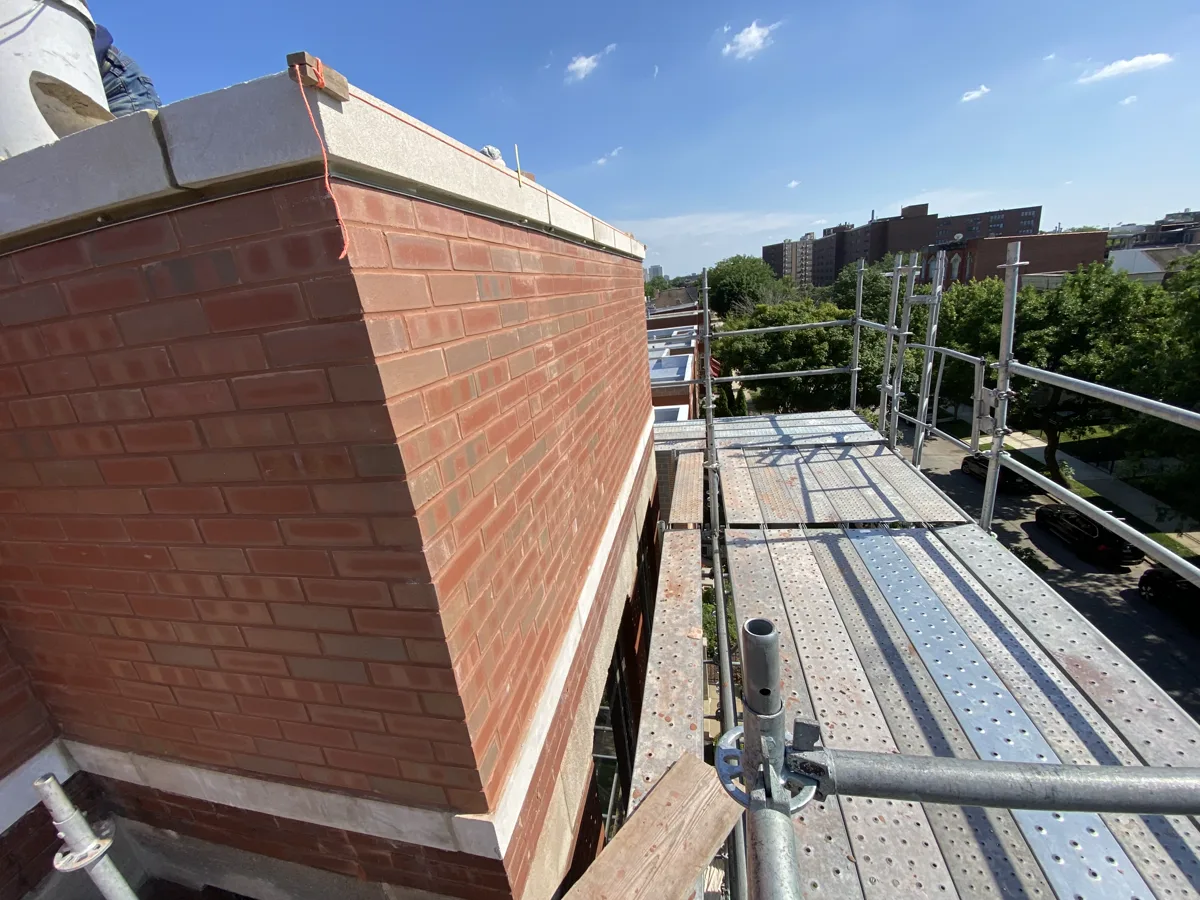 Parapet Rebuild — after