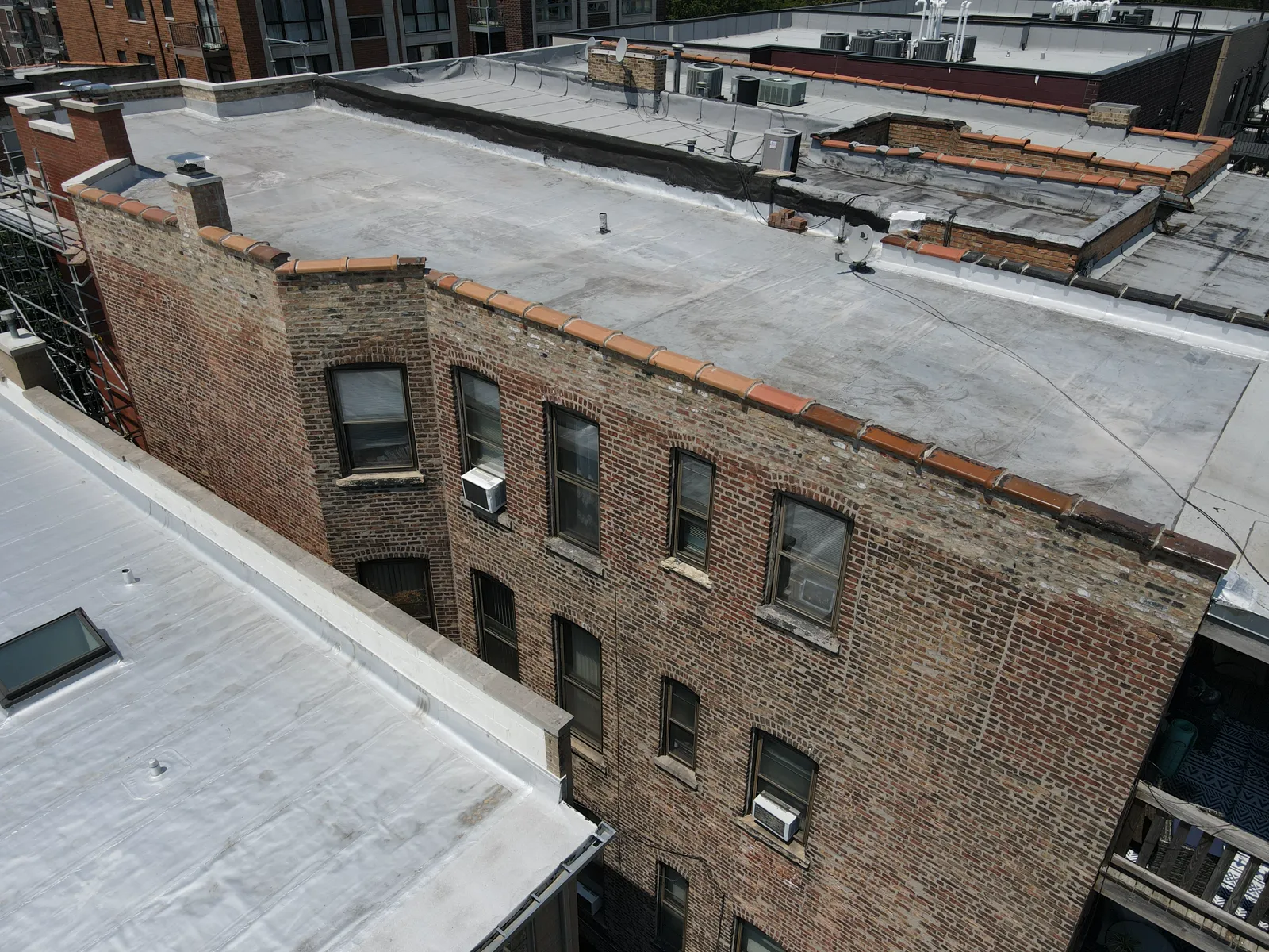 Common Brick Parapet Rebuild — after
