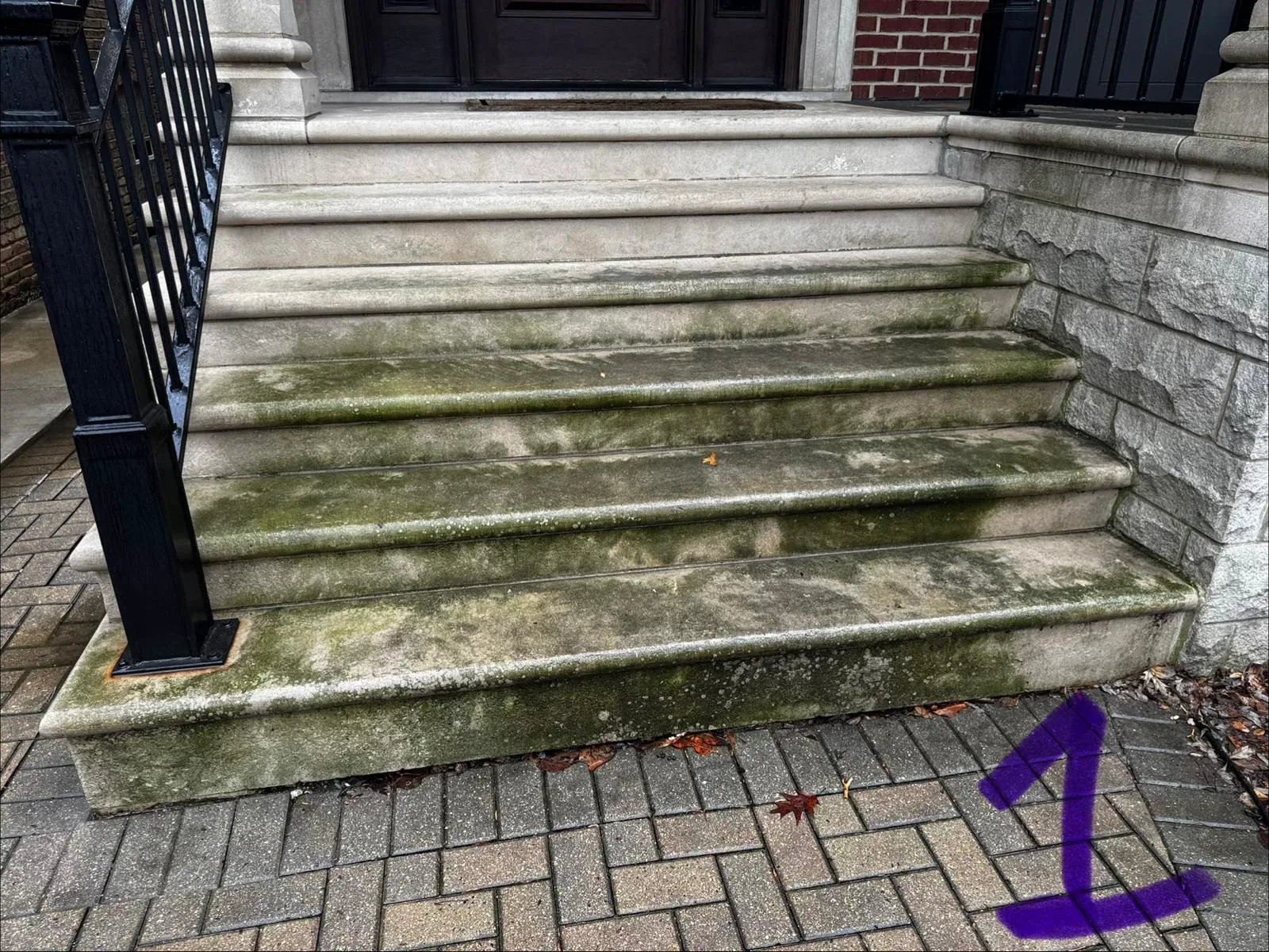 Limestone Steps Restorations — before